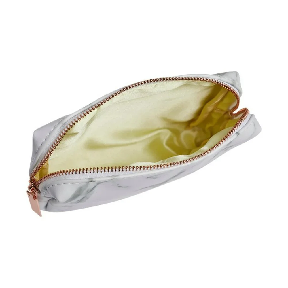 🆕 Zoë Ayla 7 Piece Marble Effect Make Up Brush Set with Vegan Leather Pouch